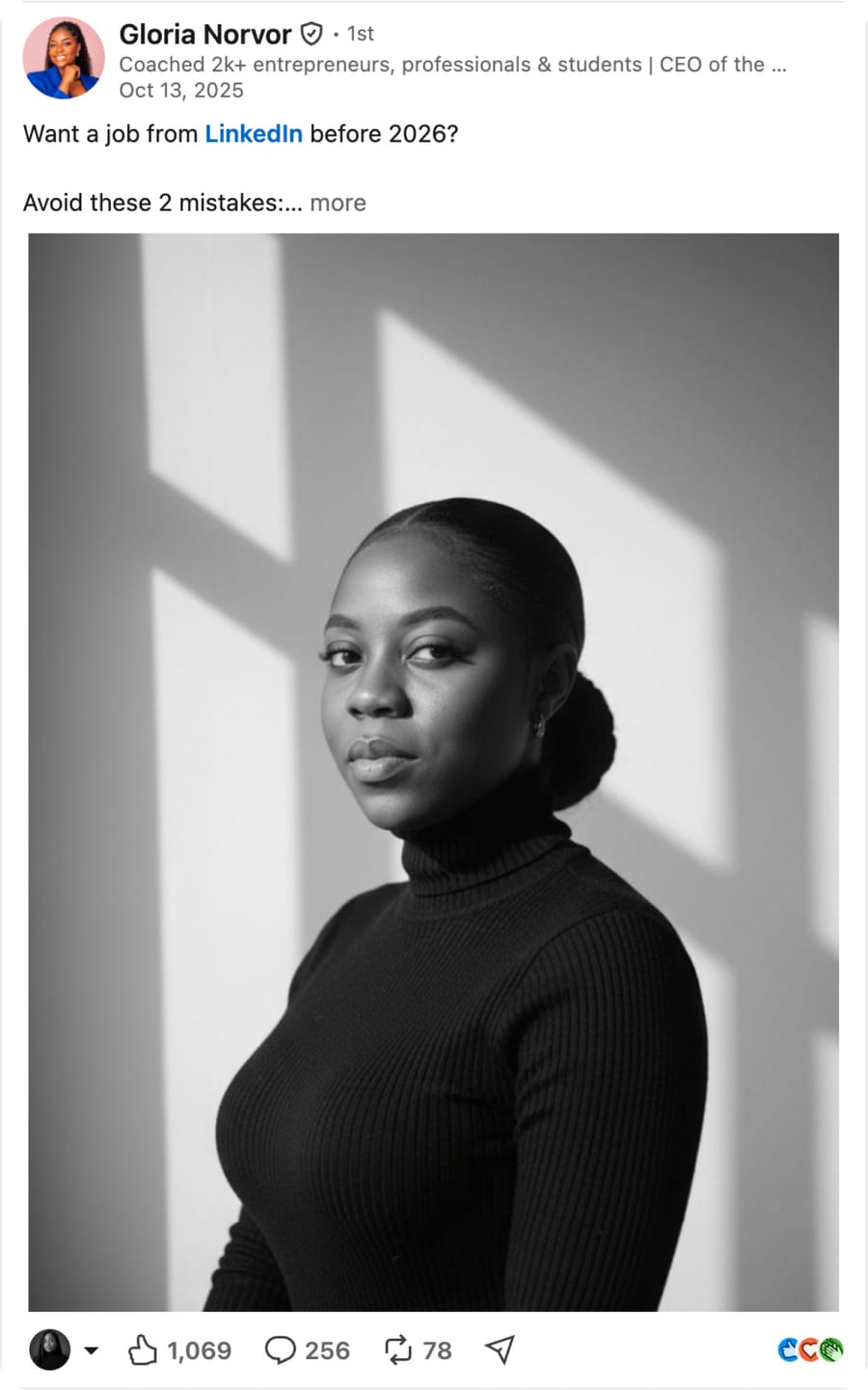 Gloria Norvor: Finding a job through LinkedIn